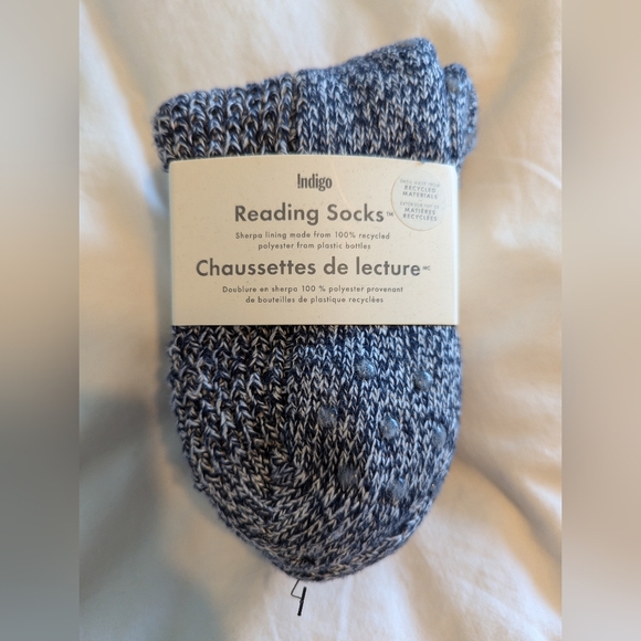3/$20! Indigo Reading Socks - Picture 4 of 5